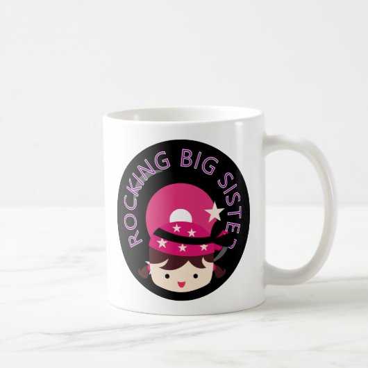 Mug Brunette Rocking Big Sister (Droite)