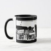 Mug Brunissement de la Salut-Puissance (Gauche)