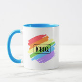 Mug Brushstrokes LGBTQ Arc-en-ciel (Gauche)