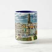Mug Brussels, Belgium cityscape photo (Centre)