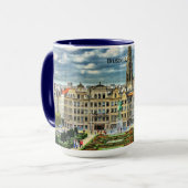 Mug Brussels, Belgium cityscape photo (Devant gauche)