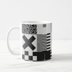 Mug Brutalisme Art : Motifs géométriques Vintages