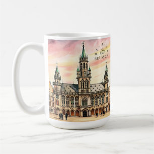 Mug Bruxelles Belgique Aquarelle Grand Palais