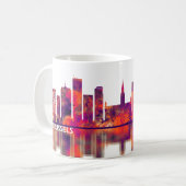 Mug Bruxelles Belgique Skyline (Devant gauche)