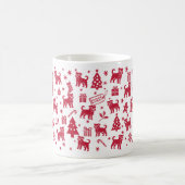Mug Bruxelles Griffon Design de Noël (Centre)