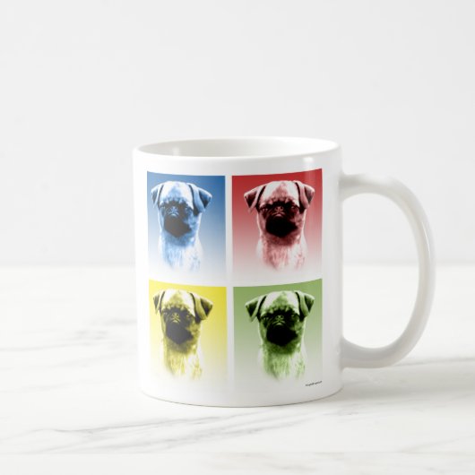 Mug Bruxelles Griffon Pop Art (Droite)