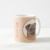 Mug Bruxelles Griffon Smooth Painting Original Chien A (Devant droit)