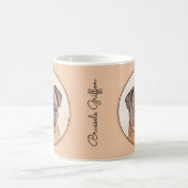 Mug Bruxelles Griffon Smooth Painting Original Chien A (Centre)