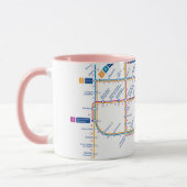 Mug Bruxelles métros (Gauche)