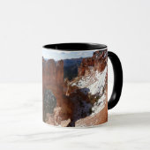 Mug Bryce Canyon Pont naturel Paysage neigeux Photo (Devant droit)