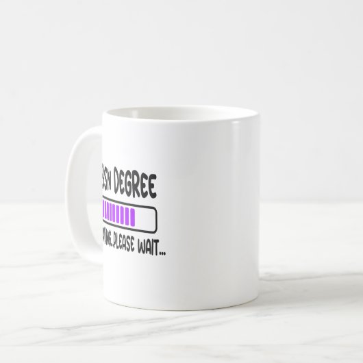 Mug BSN Student Nuring School Bachelor Science Cadeau (Devant gauche)