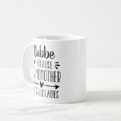Mug Bubbe Amusante Grand-Mère Est Pour Les Vieilles Da (Devant gauche)
