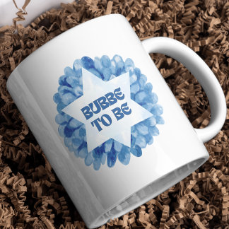 Mug "Bubbe to Be" Amusante Nouvelle aquarelle juive gr