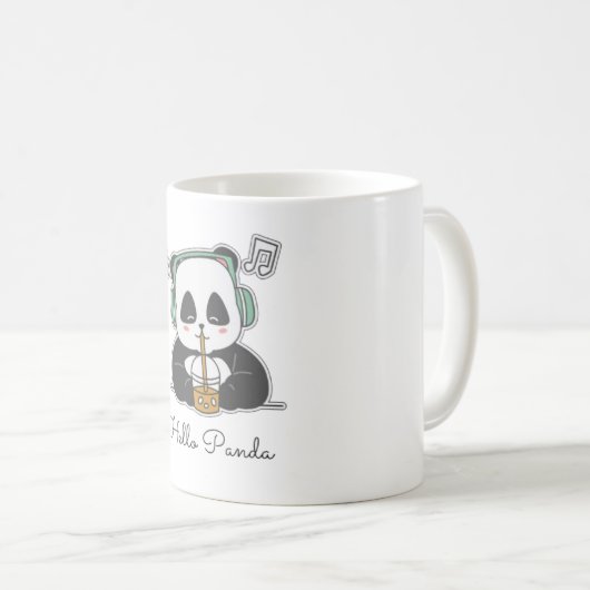 Mug Bubble Beats Panda (Devant droit)