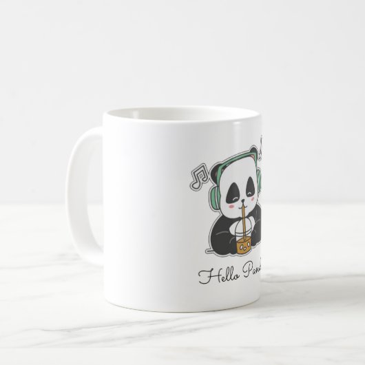 Mug Bubble Beats Panda (Devant gauche)