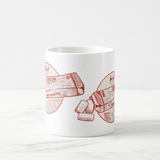 Mug Bubble gomme drôle thon saveur de poisson (Centre)
