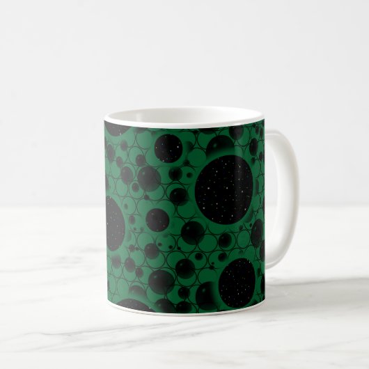 Mug Bubble spatiale - Forêt (Devant droit)