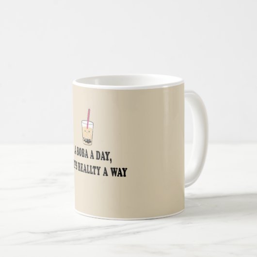 Mug bubble tea (Devant droit)