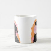 Mug Bubblegum Feu Carlin Noir Rose Et Orange (Centre)