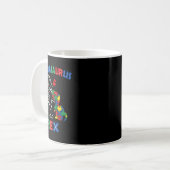 Mug Bubbysaurus Sensibilisation sur l'autisme Frère Di (Devant gauche)