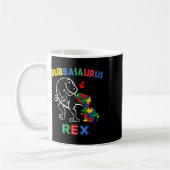 Mug Bubbysaurus Sensibilisation sur l'autisme Frère Di (Gauche)