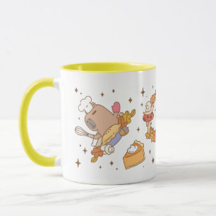 Mug Bubu le cochon de Guinée, Fall and Pie