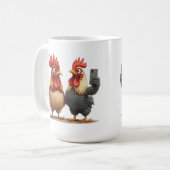 Mug Buck & Bill "Cheesy Chicken" Selfies (Devant gauche)