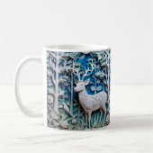 Mug Buck blanc cerf imprimé 3D (Gauche)