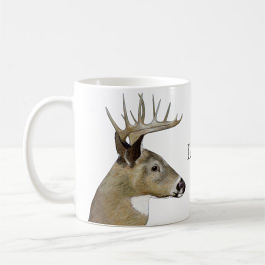 Mug Buck de queue blanche (Gauche)