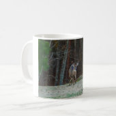Mug Buck Stag Deer, Marquer son terrain (Devant gauche)