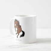 Mug Buck You ! Cheval Bai Drôle (Devant gauche)