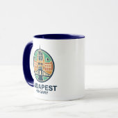 Mug Budapest Hongrie Europe (Devant gauche)