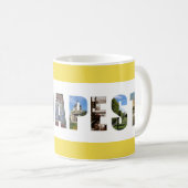 Mug Budapest Hongrie Photo de voyage (Devant droit)