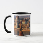 Mug Budapest, Hongrie, Rivière Danube, Parlement (Gauche)