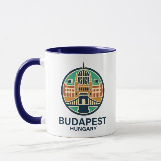 Mug Budapest Hungary Europe (Gauche)