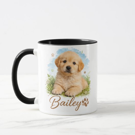 Mug Buddy for Life Pet's Simple Modern Cool Typography (Gauche)