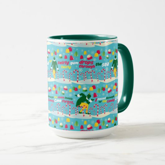 Mug Buddy le Motif Elf Candy (Devant droit)