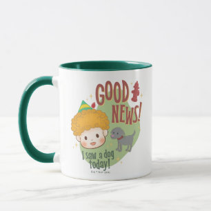 Mug Buddy l'Elf Bonne Nouvelle ! J'ai vu un chien aujo
