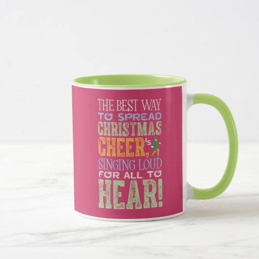 Mug Buddy l'Elf | Citation de bonne humeur de Noël (Droite)