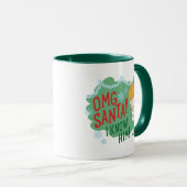 Mug Buddy l'Elf OMG Père Noël ! Je Le Connais ! (Devant droit)