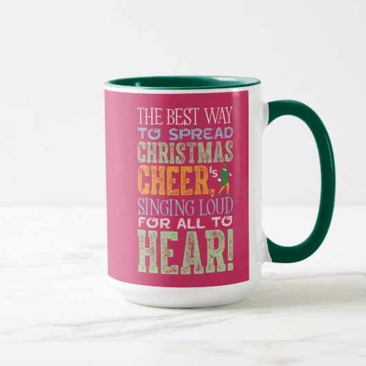 Mug Buddy l'Elfe | Citation de Noël (Droite)