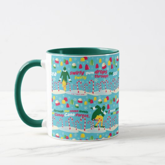 Mug Buddy the Elf Candy Pattern (Gauche)