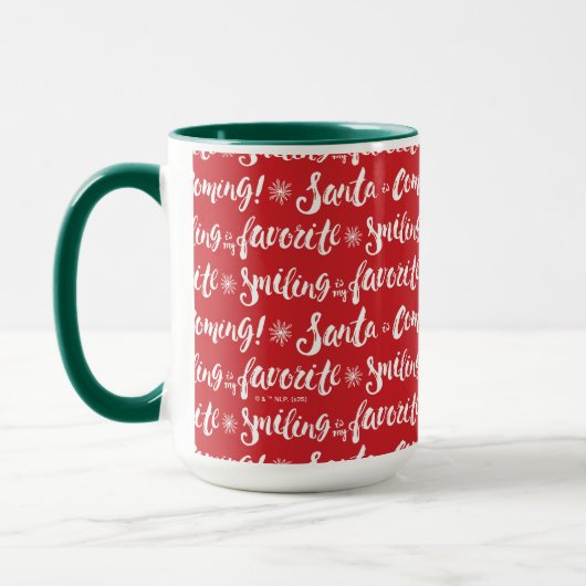 Mug Buddy the Elf | Smiling is my Favorite Pattern (Gauche)