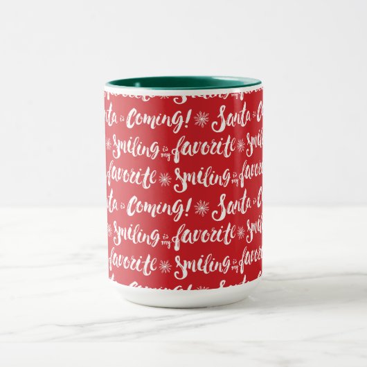 Mug Buddy the Elf | Smiling is my Favorite Pattern (Centre)