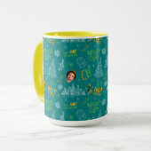 Mug Buddy the Elf Teal Quote Pattern (Devant gauche)
