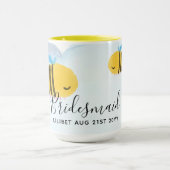 Mug BUDGET Bridesmaid Fête de la mariée Dons Bumble BE (Centre)