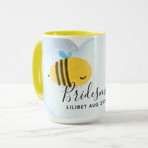 Mug BUDGET Bridesmaid Fête de la mariée Dons Bumble BE