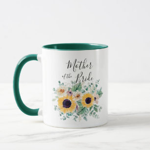 Mug BUDGET Mère mariée Groom Cadeaux personnalisés SUN
