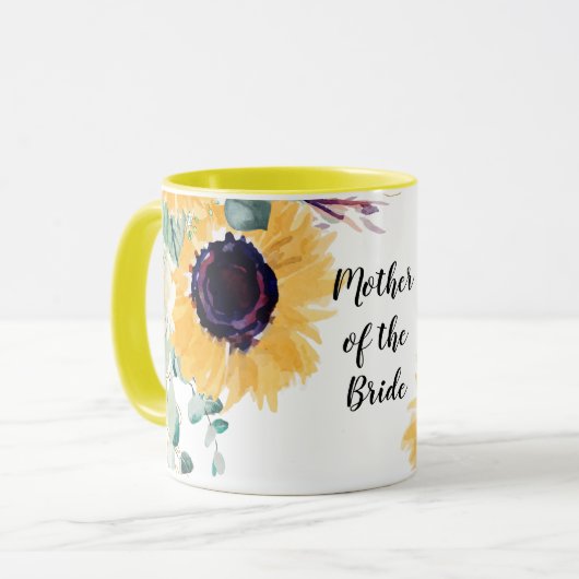 Mug BUDGET Mère mariée mariée mariée cadeaux de mariag (Devant gauche)