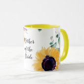 Mug BUDGET Mère mariée mariée mariée cadeaux de mariag (Devant droit)